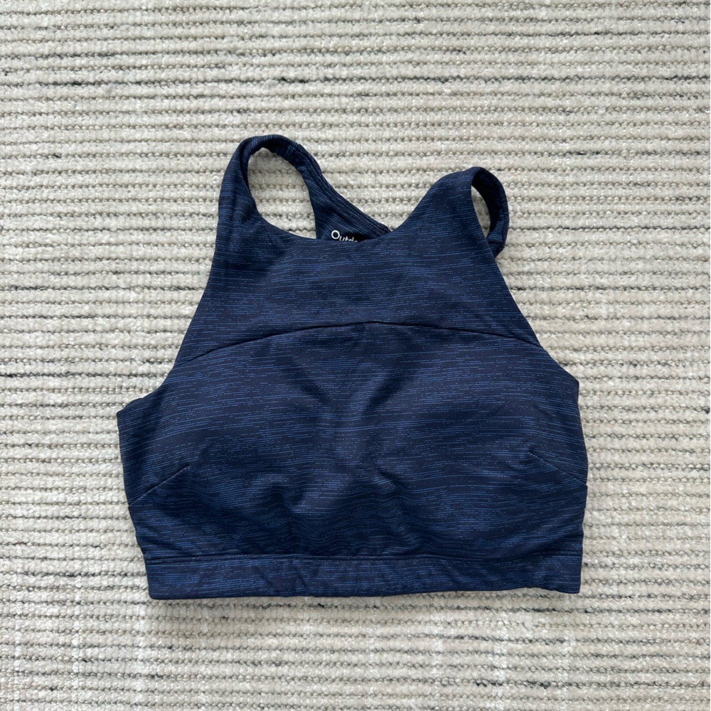 Outdoor Voices Blue Sports Bra